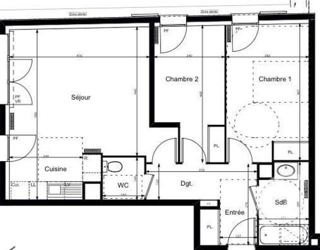 Afficher la photo en grand Appartement F3 à vendre - 3 pièces - 63.4 m2 - FRANCONVILLE LA GARENNE - 95 - ILE-DE-FRANCE - Century 21 La Source Immo