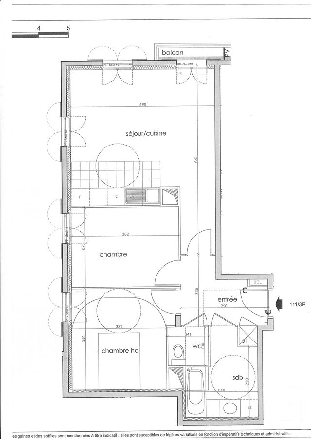 Afficher la photo en grand Appartement F3 à vendre - 3 pièces - 58.0 m2 - FRANCONVILLE LA GARENNE - 95 - ILE-DE-FRANCE - Century 21 La Source Immo